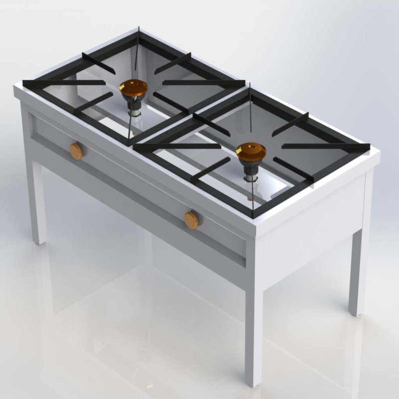 2 BURNER HIGH PRESSURE COOKER FREE STANDING - FREE STANDING COOKING RANGE Kenya